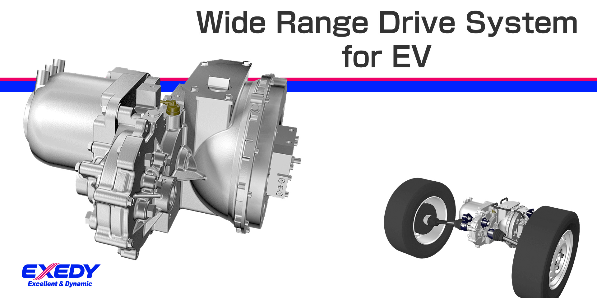 Wide Range Drive System for EV