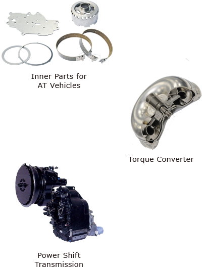 Inner Parts for AT Vehicles Torque Converter Power Shift Transmission