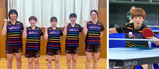 EXEDY Women's Table Tennis Team
