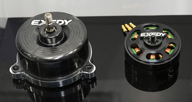 Small Direct Drive Motor (left) and Industrial Drone Drive Motor (right)