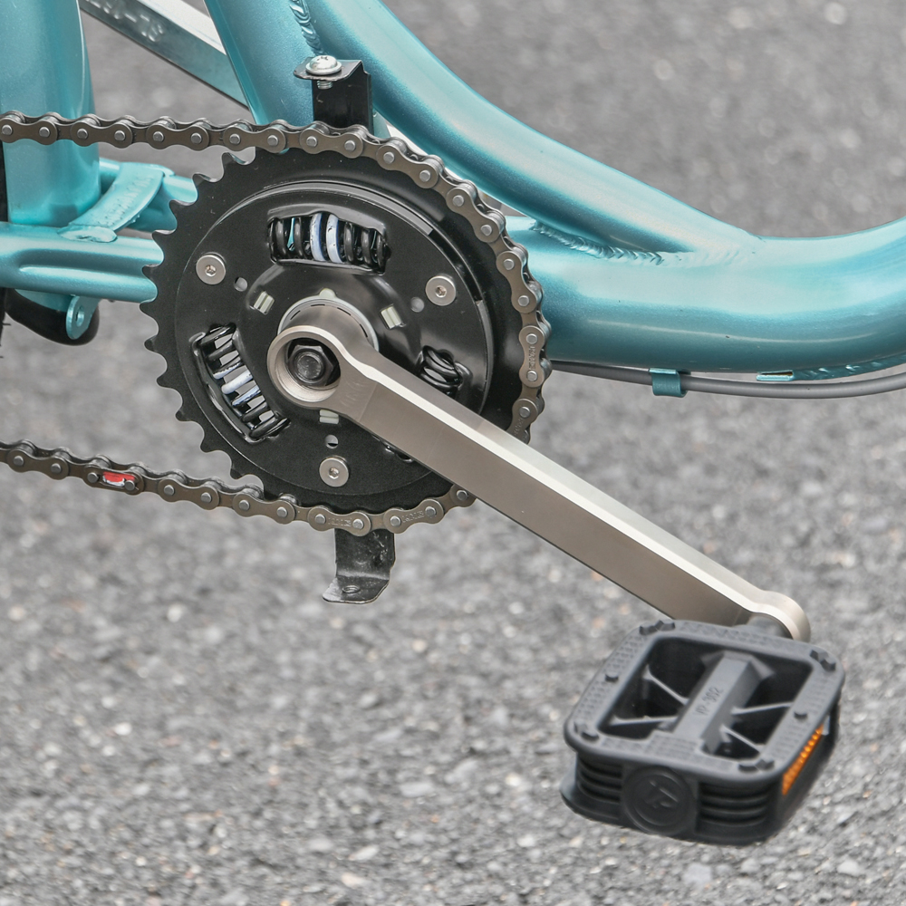自転車用ダンパー付クランク「Reloda（リロダ）」 | エクセディ 新商品ポータルサイト