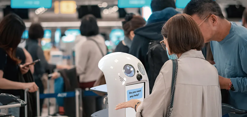 受付案内業務をするマルチロボット｜Neibo公式サイト