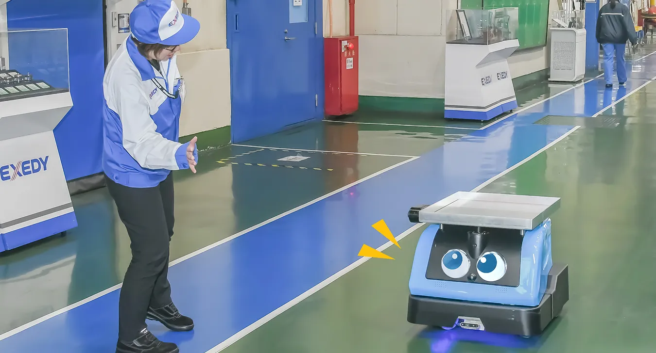 工場での運搬業務に活躍するパワフルロボット｜Neibo公式サイト
